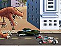 Žaidimas T rex siautėjimo priešistorinė pica  internete