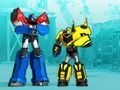 Žaidimas Transformatoriai. Užmaskuoti robotai: „Super Mini Striker“.  internete