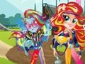 Žaidimas Merginos iš Equestria. Draugystės žaidimai: motokrosas internete Žaidimas Merginos iš Equestria. Draugystės žaidimai: motokrosas internete