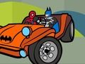 Žaidimas Superherojų automobilių spalvinimo knyga  internete
