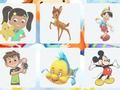Žaidimas Animacinių filmų personažai: atmintis  internete