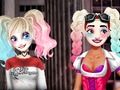 Žaidimas Harley Quinn plaukų ir makiažo studija  internete