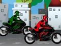 Žaidimas Matematinės motociklų lenktynės: algebra  internete