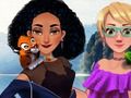Žaidimas Jasmine ir Rapunzel stovyklavietėje  internete