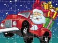 Žaidimas Kalėdinės transporto priemonės dėlionės  internete