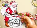 Žaidimas Kalėdų Senelio dažymas  internete