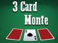 Žaidimas 3 kortelė Monte  internete