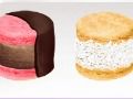 Žaidimas Virkite „Macaron“ ledų sumuštinius  internete