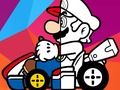 Žaidimas „Mario“ vairavimo spalvinimo knyga  internete
