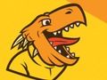 Žaidimas Dinozaurų kario dažymas  internete