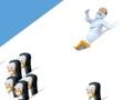 Žaidimas „Yetisports Snowboard Freeride“  internete