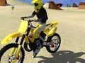 Žaidimas „Racing Moto“: šokinėjimas paplūdimyje  internete