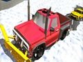 Žaidimas Važiavimas žieminiu sniego valytuvu „Jeep“  internete
