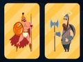 Žaidimas Spartos ir vikingų karių atmintis  internete