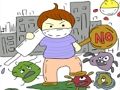 Žaidimas Prieš koronaviruso dėlionę  internete