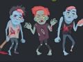 Žaidimas Zombių ir skeletų dažymas  internete