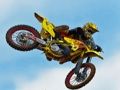 Žaidimas Pašėlęs motokroso šuolis dėlionės  internete