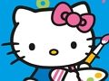 Žaidimas Spalva pagal skaičių su Hello Kitty  internete