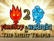 Žaidimas „Fireboy & Watergirl 2“ Šviesos šventykloje  internete