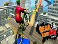 Žaidimas „Bmx Rider Impossible“ kaskadininkų lenktynės: dviračių triukai  internete