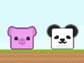 Žaidimas Panda pabėgti su Piggy  internete