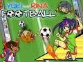 Žaidimas Yuki ir Rina futbolas  internete