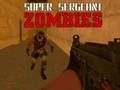 Žaidimas Super seržantas zombiai  internete