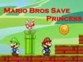 Žaidimas Mario Bros Išgelbėk princesę  internete
