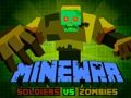 Žaidimas „Minewar“ kareiviai prieš zombius internete