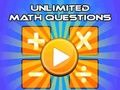 Žaidimas Neribotas matematikos klausimų skaičius  internete