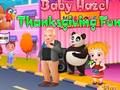 Žaidimas Baby Hazel. Padėkos linksmybės  internete