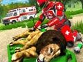 Žaidimas Tikras gydytojas robotas gyvūnų gelbėjimo  internete
