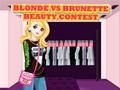 Žaidimas Grožio konkursas „Blondė prieš brunetę“.  internete