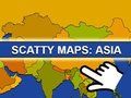 Žaidimas Scatty žemėlapiai: Azija  internete