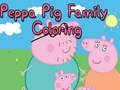 Žaidimas Peppa Pig šeimos spalvinimo knyga  internete