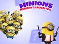 Žaidimas Minionų atminties kortelių atitiktis internete
