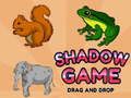 Žaidimas Šešėlių žaidimas „Drag and Drop“.  internete