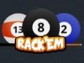 Žaidimas „Rack'em“ kamuoliukų baseinas  internete