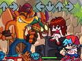 Žaidimas „Friday Night Funkin vs Crash Bandicoot“ internete