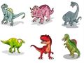 Žaidimas Dino kortelės  internete