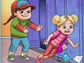 Žaidimas Karatė mergina prieš mokyklinį smurtautoją  internete