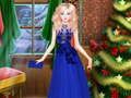 Žaidimas Elsa Frozen Kalėdų suknelė  internete