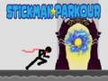Žaidimas Stickmano parkour internete
