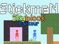 Žaidimas „Stickman SkyBlock Parkour“ internete