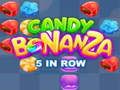 Žaidimas Candy Bonanza 5 eilutėje  internete