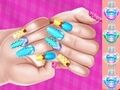 Žaidimas „Elsa Princess“ tema „Nail Art Diy“ internete