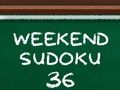 Žaidimas Savaitgalio Sudoku 36  internete