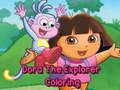 Žaidimas Dora The Explorer dažymas  internete