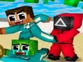 Žaidimas Žaidimas „Squid“, skirtas „Minecraft“.  internete