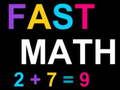 Žaidimas Greita matematika  internete